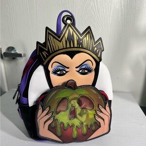 Evil Queen Backpack with Apple Design Loungefly
